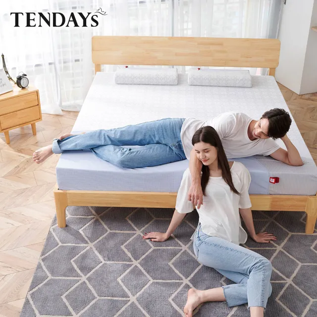 【TENDAYS】包浩斯紓壓床墊6尺加大雙人(22cm厚 可兩面睡 記憶床)