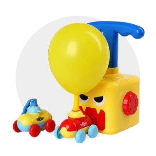 【888ezgo】可愛氣球動力小汽車