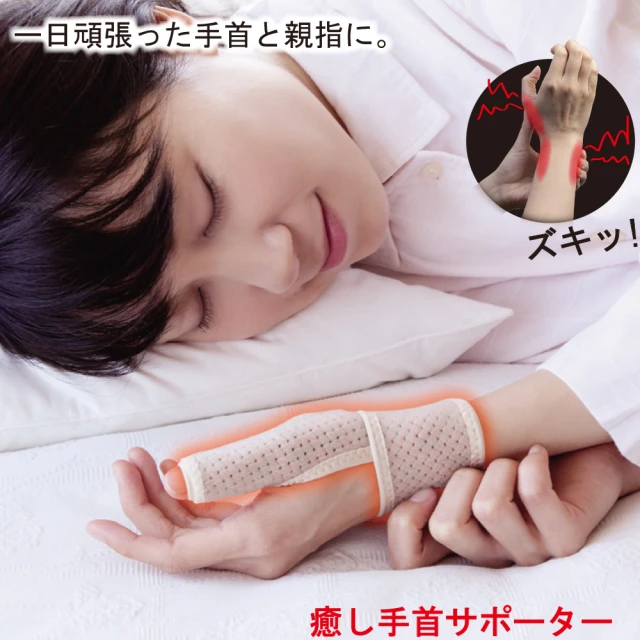 【日本Alphax】日本製 遠紅外線拇指護腕固定帶 一入(護手腕 拇指套  護腕)