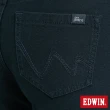 【EDWIN】女裝 JERSEYS EJ3超彈中直筒迦績長褲(黑色)