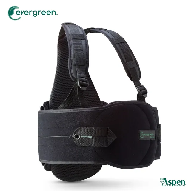 【Aspen 耶思本】ASPEN EVERGREEN 456 TLSO背架護腰-黑(耶思本脊椎裝具未滅菌)