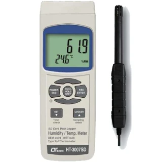 【Lutron 路昌】Lutron路昌 記憶式溫濕度計 HD-3007SD(溫濕度計)
