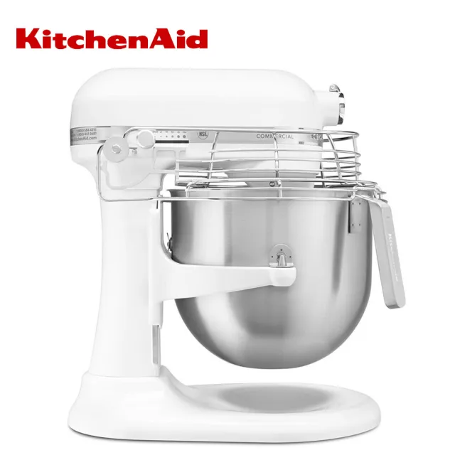 【KitchenAid】8QT商用升降式桌上型攪拌機(3KSMC895TWH)