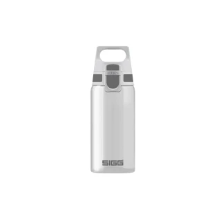 【SIGG】瑞士百年 SIGG 全清透 Tritan 水瓶 500ml - 銀灰(安全無毒 耐酸鹼)