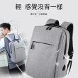 【kingkong】易旅 簡約時尚電腦包 商務後背包 大容量15.6吋雙肩背包 商務後背包(多層功能儲存)