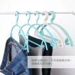 【AXIS 艾克思】台灣製居家達人乾溼兩用順肩無痕防滑塑膠衣架(70入組)