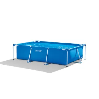 【INTEX】簡易裝長方型框架游泳池/戲沙池300x200x75cm_3834L(3834L-28272)