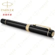 【PARKER】派克 世紀 經典大多福純黑金夾 18K F尖 鋼筆
