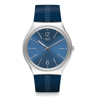 【SWATCH】Skin Irony 42 超薄金屬手錶 BIENNE BY DAY 比爾工藝 瑞士錶 錶(42mm)