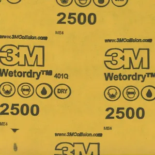 【3M】高耐磨水砂紙5張-2500號