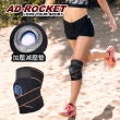 【AD-ROCKET】環型透氣可調式膝蓋減壓墊/髕骨帶/膝蓋/減壓/護膝/腿套/兩色任選(單入)
