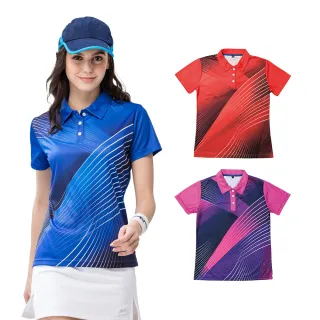 【SASAKI】透氣透氣吸濕排汗網球短袖上衣 女 紅/紫/藍 三色任選