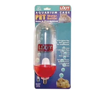 【LIXIT】雙珠飲水瓶150cc(美國製造/小型寵物/兔鼠類/天竺鼠/蜜袋鼯/黃金鼠/壓力鋼管/鋼管/雙鋼珠)