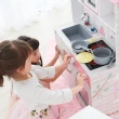 【Teamson】艾芮兒奇境2合1木製娃娃屋廚房組(廚房+娃娃屋)