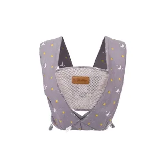 【JoyNa】BestBaby嬰兒背帶背巾X型交叉可調整揹巾(灰色星星)