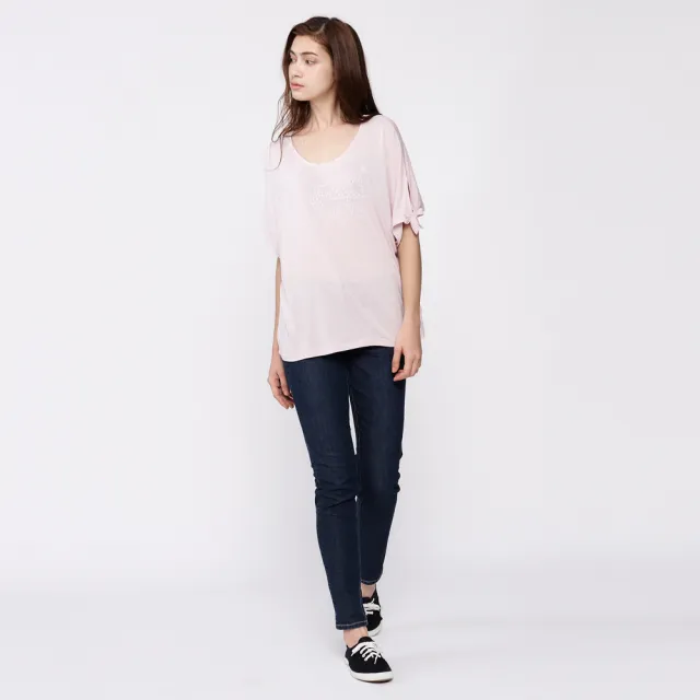 【Lee】出清品-女裝 牛仔褲 / 涼感 409 中腰合身小直筒 中藍洗水 / Jade Fusion 系列(LL20008012B)