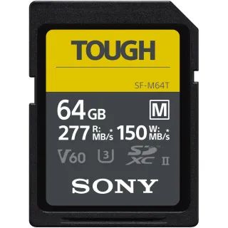 【SONY 索尼】SDXC U3 64GB 高速防水記憶卡 SF-M64T(公司貨)