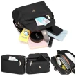 【Acorn 橡果】韓系新款多功能斜背包肩背包防水包旅行包6597(黑色)