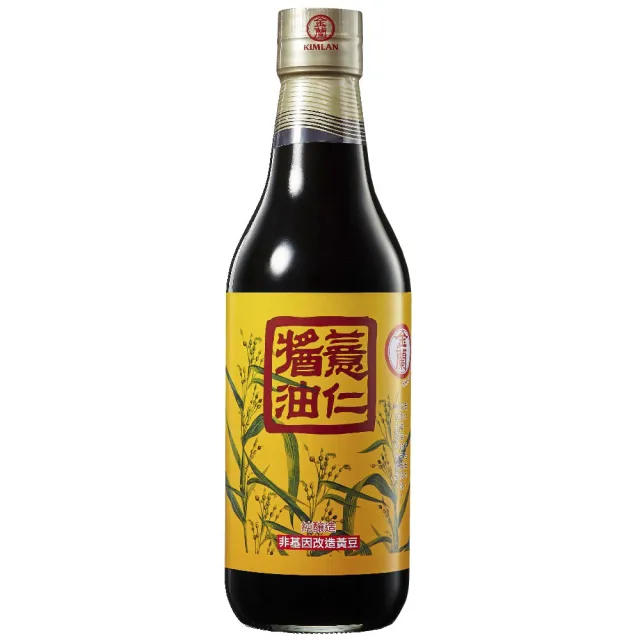 【金蘭食品】薏仁醬油590ml