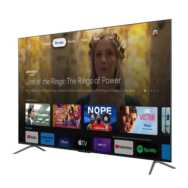 【TCL】85型 4K QLED 144Hz Google TV 量子智能連網顯示器(85C745-基本安裝)