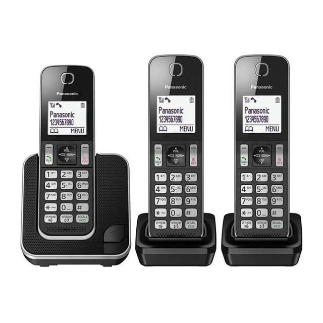 【Panasonic 國際牌】中文數位 KX-TGD313TW DECT 三子機無線電話