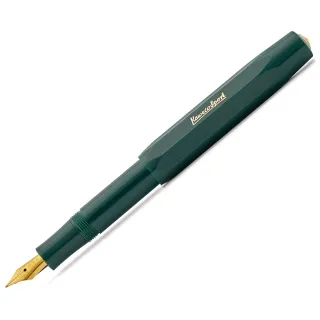 【KAWECO】CLASSIC SPORT系列 暗綠色 金尖 鋼筆(翡翠綠)