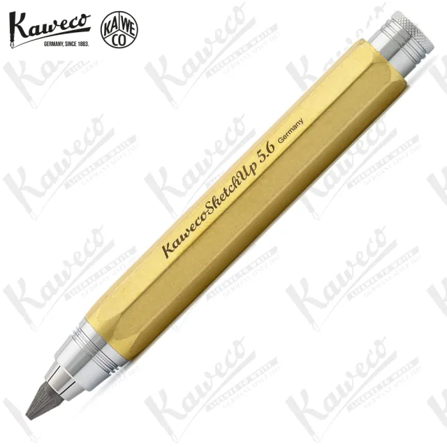 【KAWECO】素描鉛筆 黃銅原色 SKETCH UP BARSS Pencil 5.6 mm(草圖速繪)