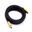【Fujiei】HDMI公對公高清視訊編織扁線1.8米(1.4版認證編織扁線)