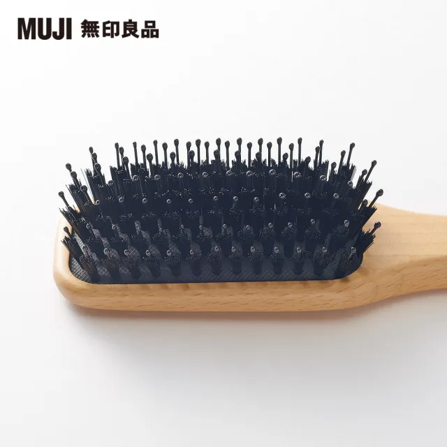 【MUJI 無印良品】山毛櫸髮梳/混合毛/全長約20cm