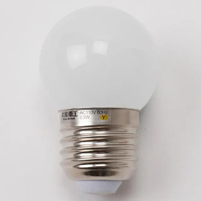 【特力屋】觀自在LED磨砂燈泡E27/0.5W/琥珀光