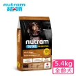 【Nutram 紐頓】T27無穀全能系列-迷你犬火雞 5.4kg(狗飼料 無穀糧 成犬  小顆粒 WDJ)