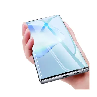 三星 GalaxyNote10 全膠曲面黑高清軟膜手機保護貼(3入 三星Note10保護貼 Note10鋼化膜)