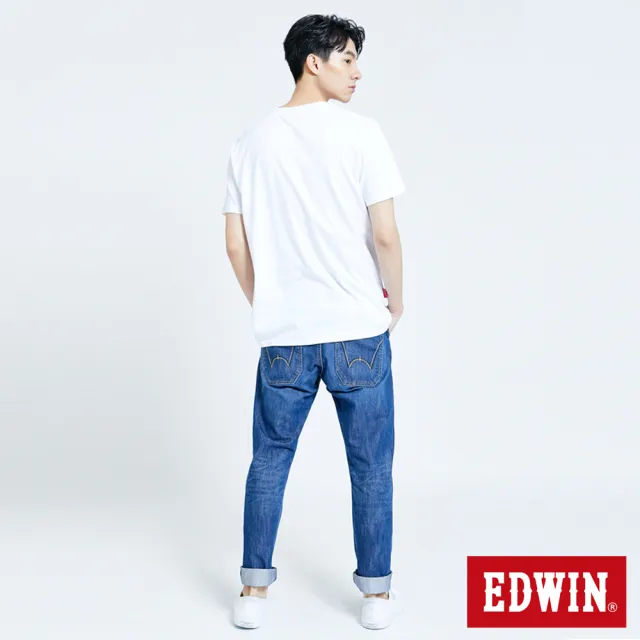 【EDWIN】男裝 超市 系列LOGO短袖T恤(白色)