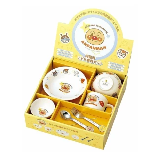 【金正陶器】麵包超人 日本製 兒童陶瓷餐具禮盒組(日本製 日本原裝進口瓷器)