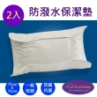 【Comfortsleep】舒適防蹣抗菌枕頭保潔墊2入(75cm*75cm)