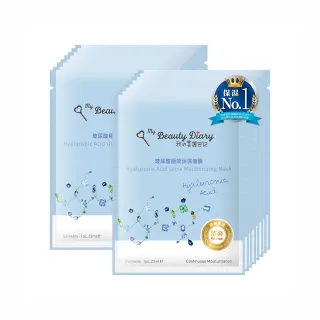 【我的美麗日記】官方直營 玻尿酸極效保濕面膜80片組