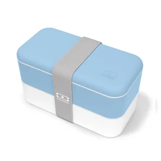 【MONBENTO】雙層餐盒-藍色水晶(MB-11010018)