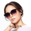 【BOLON 暴龍】時尚流行男仕女仕一體成形漸層墨鏡太陽眼鏡(巨星蓋兒加朵Gal Gadot同款貓眼大圓框BL5036)