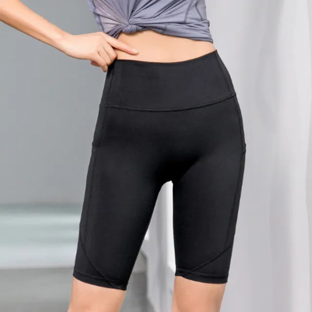 【OLRUN】彈性速乾跑步健身運動短褲 五分褲 大口袋 尺寸可選