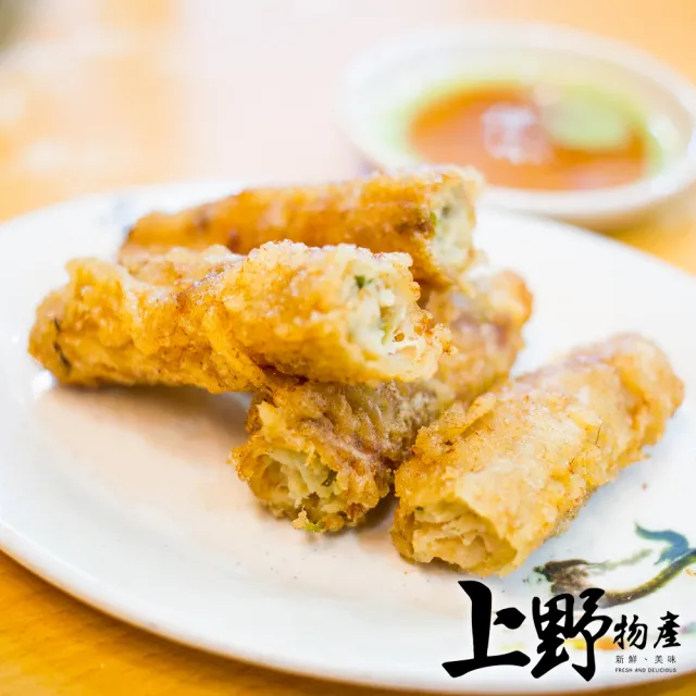 【上野物產】彰化鹿港阿益師 彈牙蝦捲 x3包(160g±10%/5條/包 燒烤/火鍋)