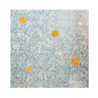 【MEIWA】日本製 明和抗UV窗貼 壁貼-柑仔糖92*100CM(隔熱 省電 隱密 美化)