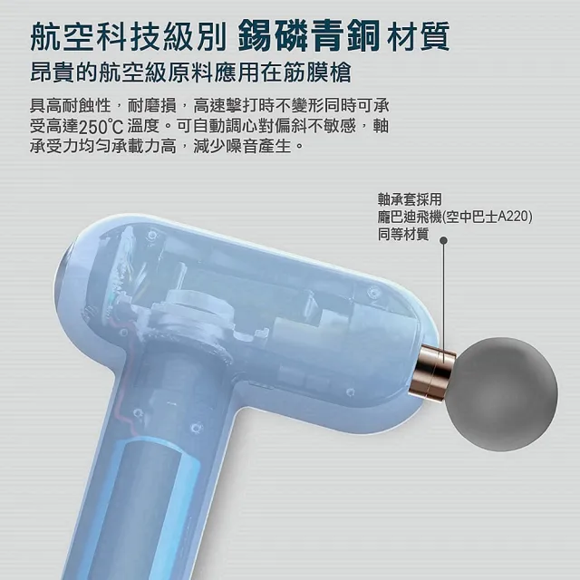 【BLAUPUNKT 藍寶】mini USB隨身筋膜震動按摩槍(BPB-M07HU)