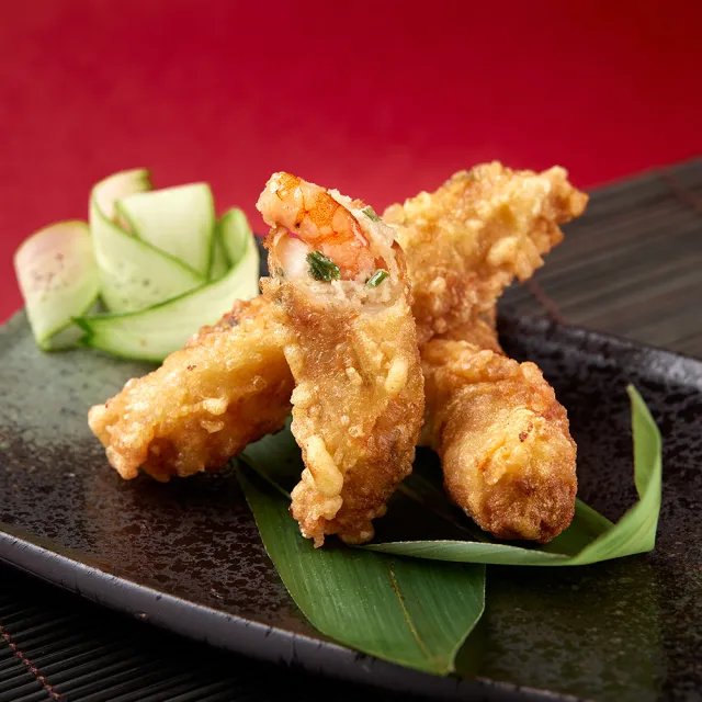 【鮮食家】興達港歐董魚丸蝦仁卷(490g/10條/盒)