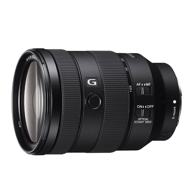 SONY索尼 SEL24105G FE 24-105mm F4 G OSS 是一款高品質廣角變焦鏡頭，適用於Sony E-mount全片幅相機，提供24-105mm焦段與F4恆定光圈，內建OSS光學防震系統。平行輸入正品，影像銳利細膩，適合風景、人像及日常拍攝。