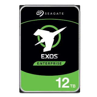 【SEAGATE 希捷】EXOS 12TB 3.5吋 7200轉 SATAⅢ 企業級硬碟(ST12000NM001G)