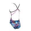 【Zoggs】女性幻象霓虹環保連身泳衣(成人泳衣/女生泳衣/機能泳衣/環保)