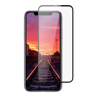 IPhone XSM 11 PRO MAX保護貼全滿版鋼化玻璃膜冷雕黑邊鋼化膜保護貼玻璃貼(XSM保護貼11PROMAX保護貼)