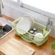 【優廚寶】北歐風簡約碗盤瀝水架 碗盤收納架(廚房置物收納架)