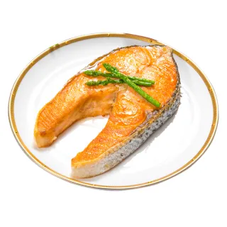 【急鮮配鮮綠生活】超厚智利鮭魚切片(310g±10%/片 共8片-凍)