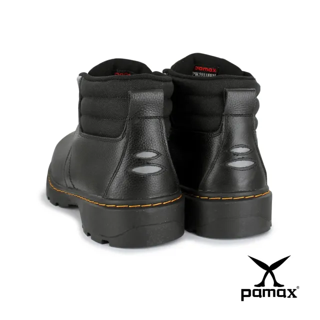 【PAMAX 帕瑪斯】帥氣馬丁安全鞋/工作靴/新型專利止滑耐磨底/超彈力氣墊(PW5911FEH /男女)